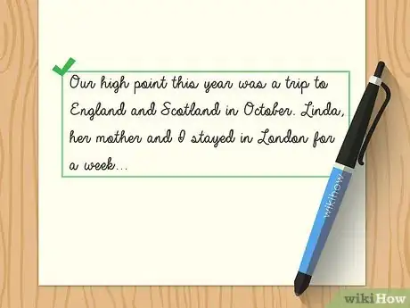 Image titled Write a Christmas Newsletter Step 4