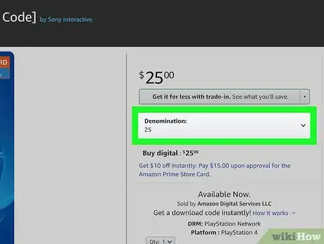 Image titled Purchase a PSN Card on PC or Mac Step 4