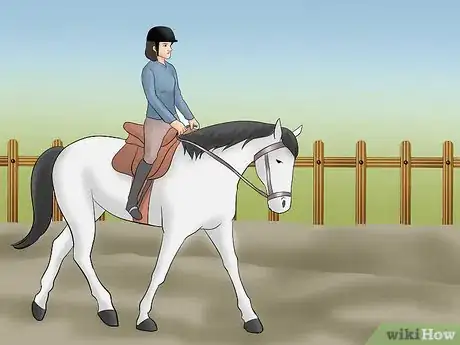 Image titled Follow Arena Etiquette While Horseback Riding Step 7