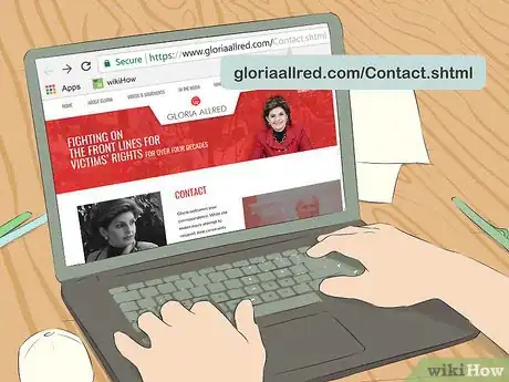 Image titled Contact Gloria Allred Step 3
