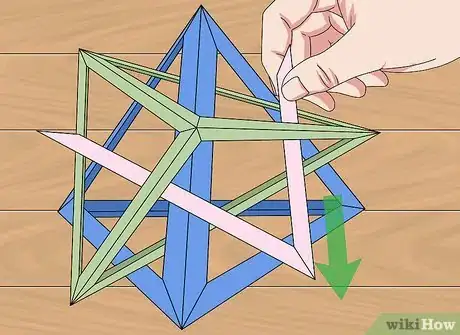 Image titled Create an Origami Three Intersecting Tetrahedron Step 21