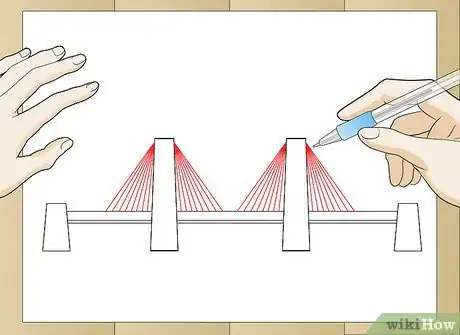 Image titled Draw Suspension Bridges Step 4
