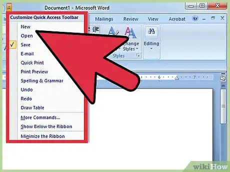 Image titled Add Commands to the Quick Access Toolbar Step 11