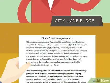 Image titled Draft a Stock Purchase Agreement Step 18