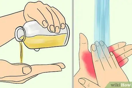 Image titled Get Spray Paint Off Skin Step 1