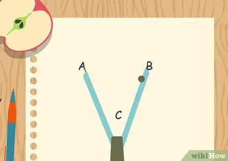 Image titled Construct a Triangle when Two Sides and the Included Angle are Given (SAS Criterion) Step 01