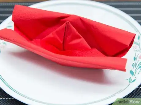 Image titled Fold a Napkin Like a Boat Step 25
