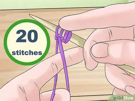 Image titled Knit the Bamboo Stitch Step 1