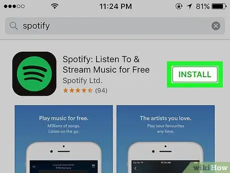 Image titled Create a Spotify Account Without Facebook on iPhone or iPad Step 4