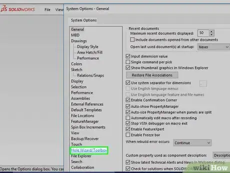 Image titled Configure a Toolbox in Solidworks Step 3