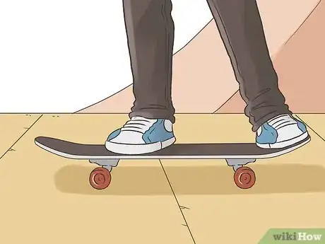 Image titled 180 on a Skateboard Step 2
