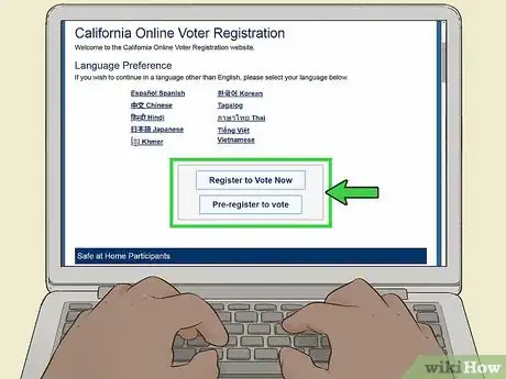 Image titled Register to Vote in California Step 1