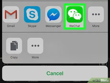 Image titled Post Music on Wechat on an iPhone or iPad Step 7
