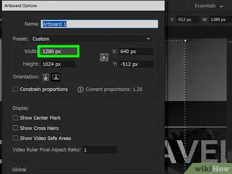 Image titled Change Artboard Size in Adobe Illustrator Step 4