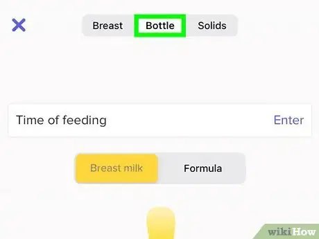 Image titled Log a Feeding Time in the Glow Baby App on an iPhone Step 7