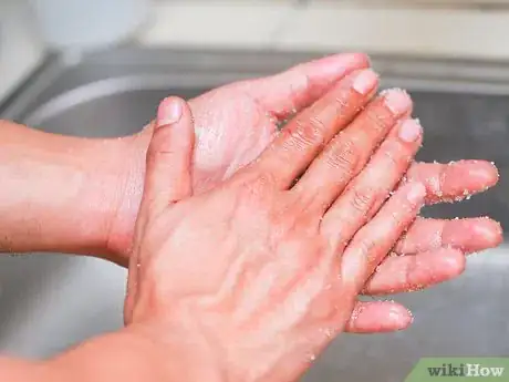 Image titled Get Super Glue off of Your Hands with Salt Step 3