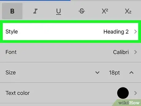 Image titled Add an Outline to a Google Doc on iPhone or iPad Step 9
