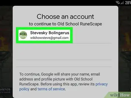 Image titled Play RuneScape on Android Step 6