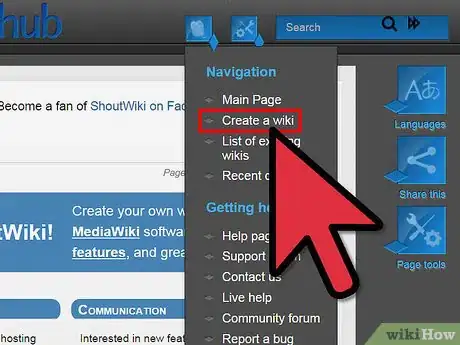 Image titled Create a New Wiki Using ShoutWiki Step 4