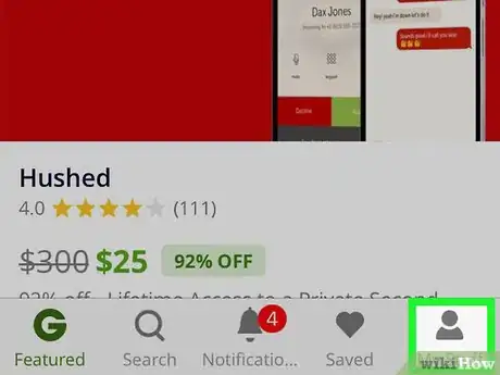 Image titled Track an Order on Groupon on iPhone or iPad Step 2