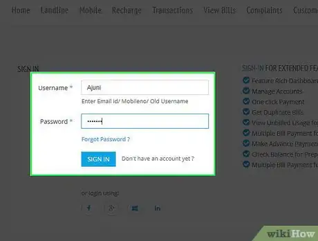 Image titled Pay BSNL Telephone Bills Online Step 5
