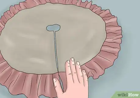 Image titled Make a No‐Sew Ruffled Tree Skirt Step 11