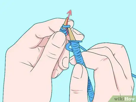 Image titled Knit Stockinette Stitch Step 8