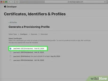 Image titled Create a Provisioning Profile for iPhone Step 12