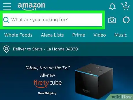 Image titled Search on Amazon Prime Step 2