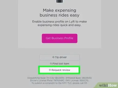 Image titled Request a Ride Price Review on Lyft Step 11