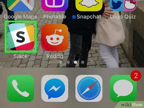 Image titled Post Gifs on Slack on iPhone or iPad Step 1