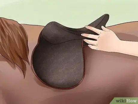 Image titled Adjust the Stirrups on an English Saddle Step 1