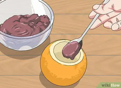 Image titled Bake a Cake Inside a Hollowed Orange over a Campfire Step 8