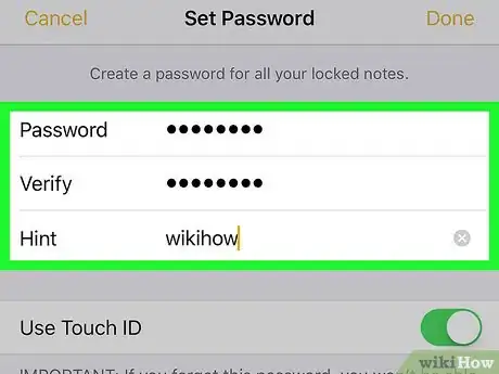 Image titled Protect Sensitive iCloud Notes on iPhone or iPad Step 12
