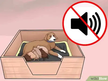 Image titled Handle a Mother Dog Refusing to Stay with Her Puppies Step 3