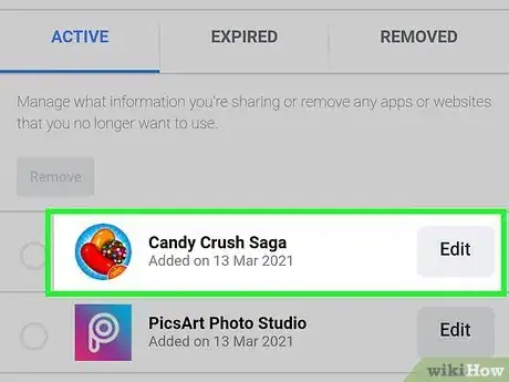 Image titled Stop Candy Crush from Posting to Facebook Step 7