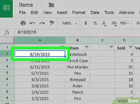 Image titled Rotate Text on Google Sheets on PC or Mac Step 3