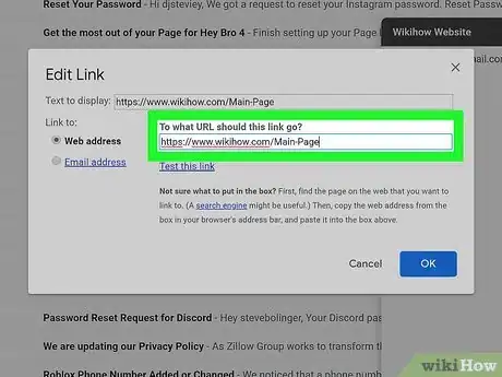 Image titled Insert a Hyperlink Step 7