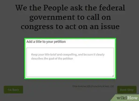 Image titled Start a Petition on the White House Website Step 5