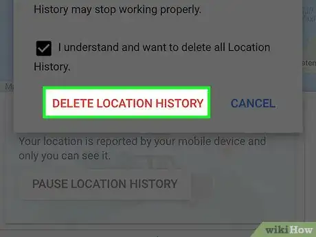 Image titled Clear Your Google Maps History on an iPhone Step 8