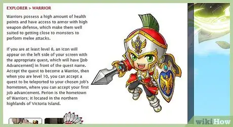 Image titled Pick a Job in Maplestory Step 1Bullet2