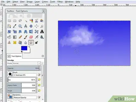 Image titled Create Clouds Using Gimp Step 10