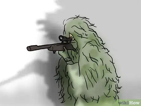 Image titled Stalk With a Ghillie (3D Camouflage) Suit Step 15
