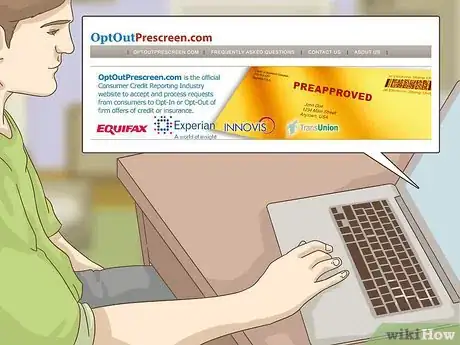 Image titled Stop Getting Credit Card Offers in the Mail Step 1