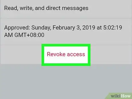 Image titled Remove Applications from Twitter (Mobile) Step 7