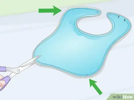 Image titled Cut and Sew a Baby Bib With Snaps Step 13