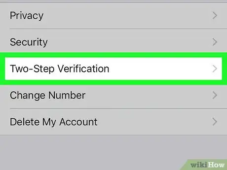 Image titled Set Up Two‐Step Verification for WhatsApp on iPhone or iPad Step 4