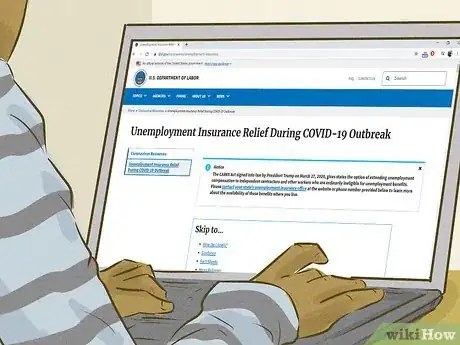 Image titled Get Unemployment Benefits During Coronavirus Step 1