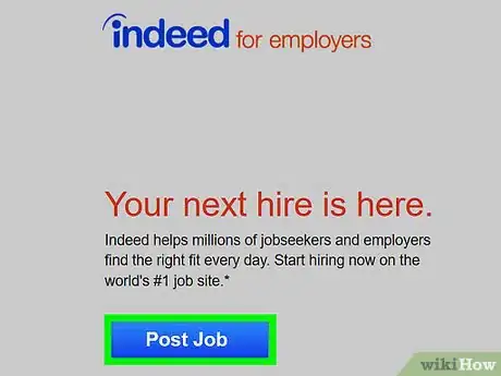 Image titled Post Jobs on Indeed on PC or Mac Step 2