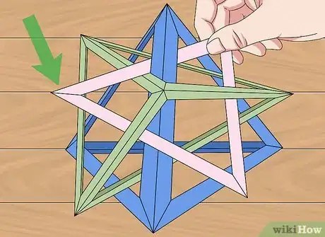 Image titled Create an Origami Three Intersecting Tetrahedron Step 22